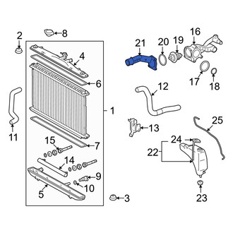 Lexus OE - Upper Engine Coolant Thermostat Housing
