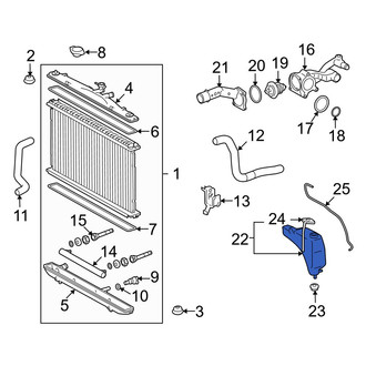 Lexus OE - Engine Coolant Reservoir