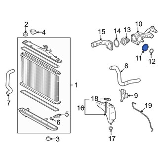 Lexus OE - Engine Coolant Thermostat Housing Gasket
