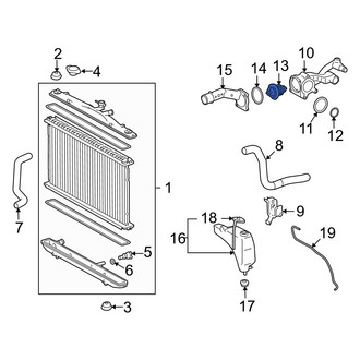 Lexus OE - Engine Coolant Thermostat