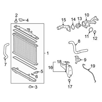 Lexus OE - Cooling - Radiator & Components (Canada Built)