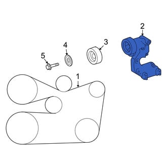 Lexus OE - Accessory Drive Belt Tensioner Assembly