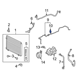 Lexus OE - A/C Refrigerant Pressure Sensor