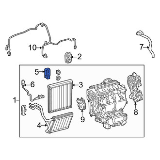 Lexus OE - A/C Expansion Valve