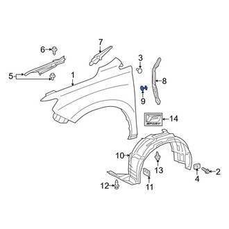 Lexus OE - Fender Clip