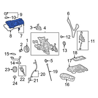 Lexus OE - Right Engine Valve Cover