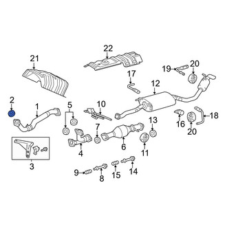 Lexus OE - Front Exhaust Pipe Flange Gasket