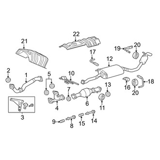 Lexus OE - Exhaust System - Exhaust Components