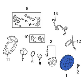Lexus OE - Front Disc Brake Rotor