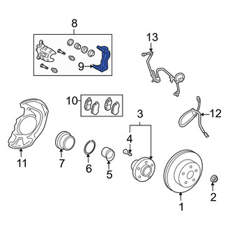 Lexus OE - Front Right Disc Brake Caliper Bracket