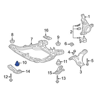 Lexus OE - Front Engine Cradle Insulator