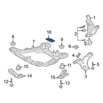 Lexus OE - Front Engine Cradle Insulator
