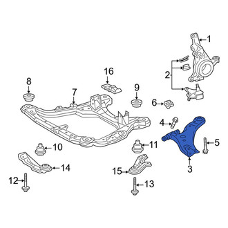 Lexus OE - Rear Left Suspension Trailing Arm