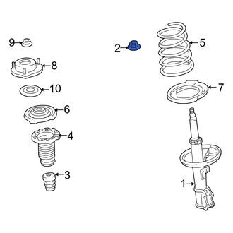 Lexus OE - Suspension Strut Nut