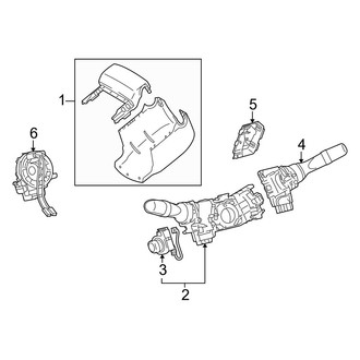 Lexus OE - Steering Column - Shroud, Switches & Levers (Japan Built), (Base / F Sport)