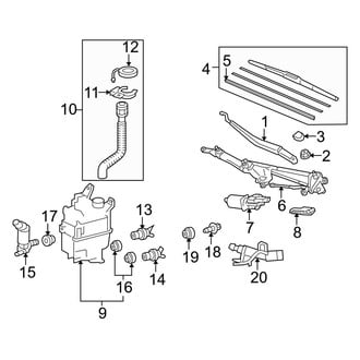 Lexus OE - Windshield - Wiper & Washer Components (Japan Built)