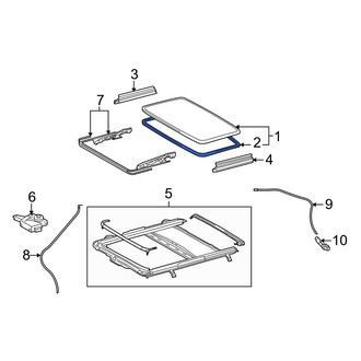 Lexus OE - Sunroof Seal
