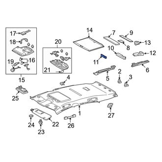 Lexus OE - Front Roof Insulator