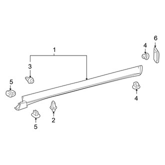 Lexus OE - Pillars, Rocker & Floor - Exterior Trim