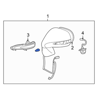 Lexus OE - Front Left Door Mirror