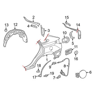 Lexus OE - Quarter Panel & Components