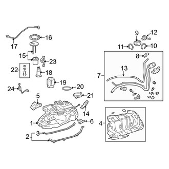 Lexus OE - Fuel System Components (Japan Built)