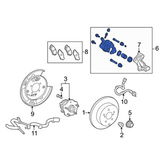 Lexus OE - Front Right Disc Brake Caliper