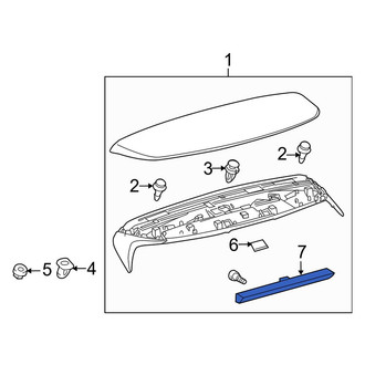 Lexus OE - Rear Center High Mount Stop Light