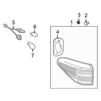 Lexus OE - Tail Light Nut
