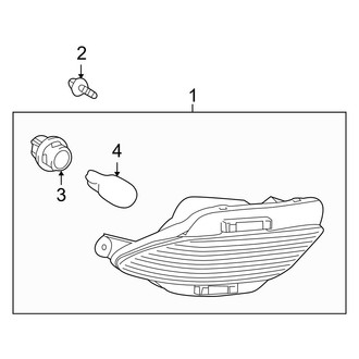 Lexus OE - Rear Lamps - Side Marker Lamps (Canada Built)