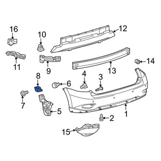 Lexus OE - Bumper Cover Nut