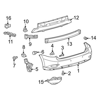 Lexus OE - Rear Bumper - Bumper & Components