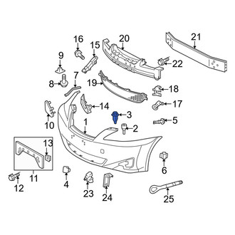 Lexus OE - Cowl Panel Clip