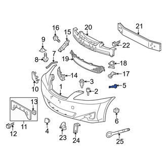 Lexus OE - Cowl Panel Clip