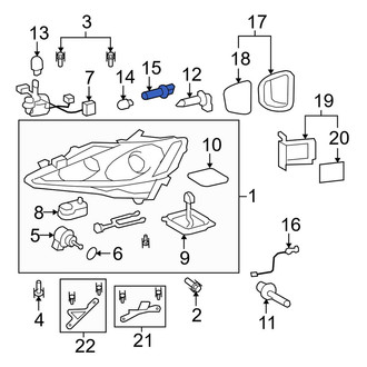 Lexus OE - Rear Side Marker Light Socket