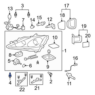 Lexus OE - Fender Liner Access Cover Screw