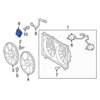 Lexus OE - Engine Cooling Fan Controller