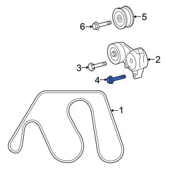 Lexus OE - Belt Tensioner Pulley Bolt