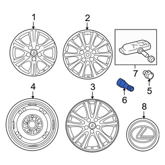 Lexus OE - Tire Valve Stem