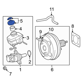 Lexus OE - Brake Master Cylinder Reservoir Cap