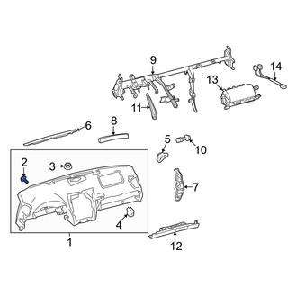 Lexus OE - Grille Molding Screw