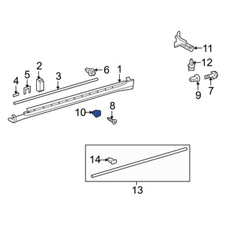 Lexus OE - Rocker Panel Molding Grommet