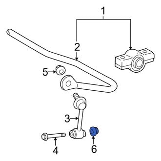 Lexus OE - Suspension Stabilizer Bar Link Nut