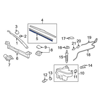 Lexus OE - Right Wiper Blade Refill