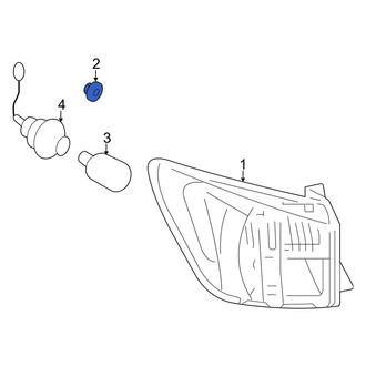 Lexus OE - Upper Tail Light Clip