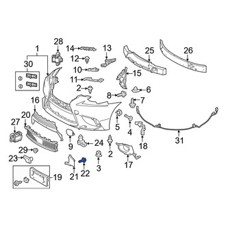 Lexus OE - Grille Screw