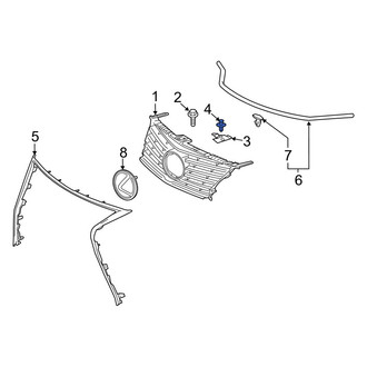 Lexus OE - Bumper Cover Retainer