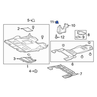 Lexus OE - Floor Pan Splash Shield Grommet