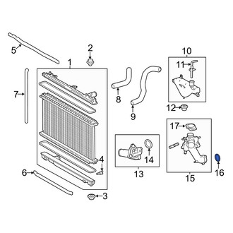 Lexus OE - Engine Coolant Outlet Gasket