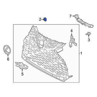 Lexus OE - Liftgate Finish Panel Nut